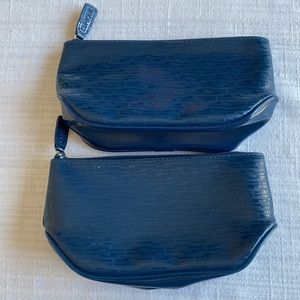 2 Clinique Cosmetic Bags - Navy Blue